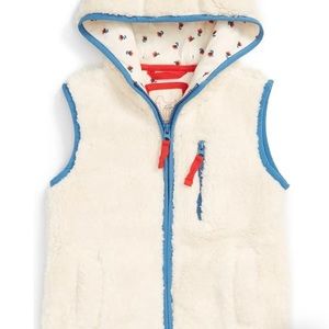 Mini Boden fleece vest- size 7-8Y